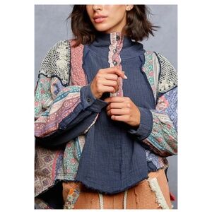 POL Multicolor Patchwork Sweatshirt